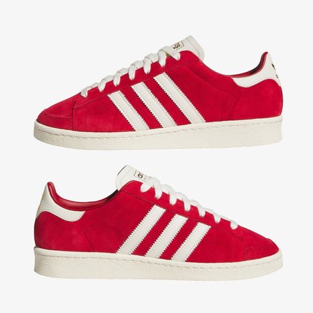 Adidas Jabbar Low Leather Unisex Snaeker Hakiki Deri Süet Günlük Spor Ayakkabı Kırmızı