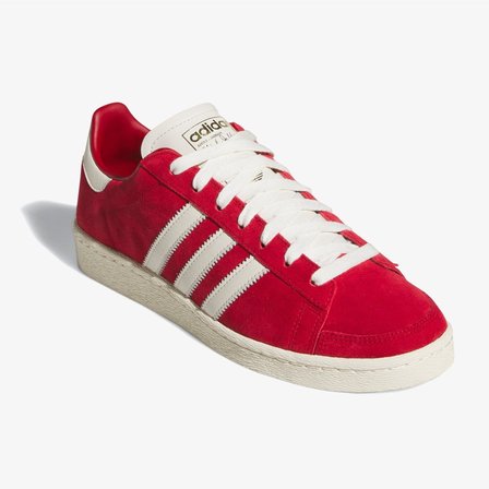 Adidas Jabbar Low Leather Unisex Snaeker Hakiki Deri Süet Günlük Spor Ayakkabı Kırmızı