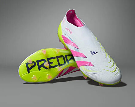 adidas  Predator Elite Ll Fg Erkek Çim Zemin Kramponu ID3876 Beyaz