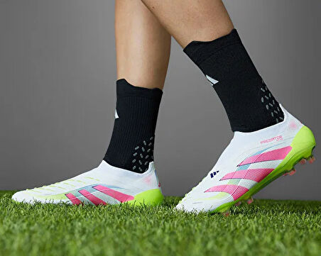 adidas  Predator Elite Ll Fg Erkek Çim Zemin Kramponu ID3876 Beyaz