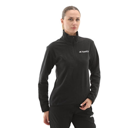 JP0788-K adidas W Mt Ess Hz Fl Kadın Ceket Siyah