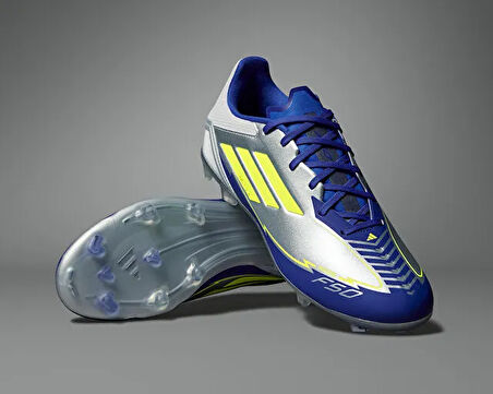 Adidas F50 League Fg/Mg Messi Erkek Çim Zemin Kramponu IH0918 Gri