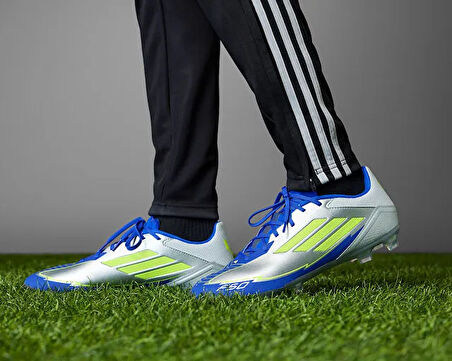 Adidas F50 League Fg/Mg Messi Erkek Çim Zemin Kramponu IH0918 Gri