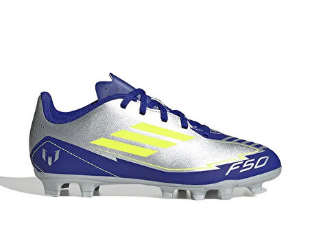 adidas  F50 Club Fg/Mg J Messi Çocuk Çim Zemin Kramponu IH0926 Gri