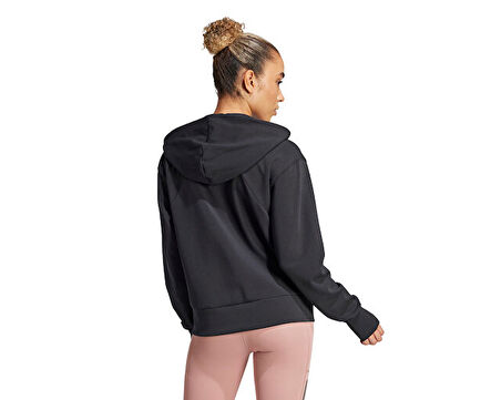adidas D4T Fz Hoodie Kadın Antrenman Ceketi JP2654 Siyah