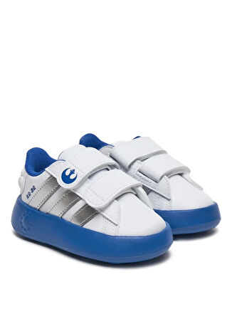 adidas Beyaz - Mavi Bebek Yürüyüş Ayakkabısı IH1139-DROIDS Grand Court CF I