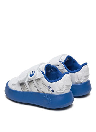 adidas Beyaz - Mavi Bebek Yürüyüş Ayakkabısı IH1139-DROIDS Grand Court CF I