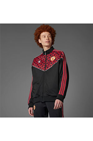 adidas Erkek  Siyah  Ceket MUFC TT 91 JF0373