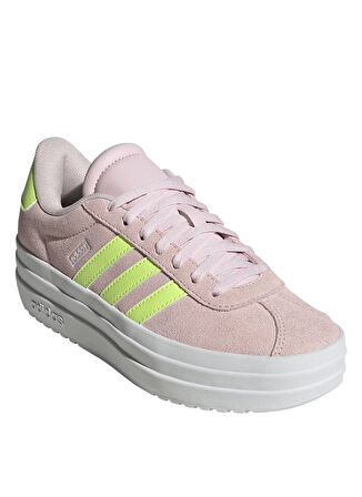 adidas Yeşil - Pembe Kız Çocuk Yürüyüş Ayakkabısı JI1017-VL COURT BOLD J