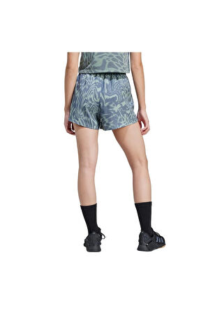 adidas Kadın  Yeşil  Şort WE MIN AOP SH JE8690