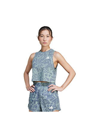 adidas Kadın  Yeşil  Atlet WE MIN AOP TANK JE6155