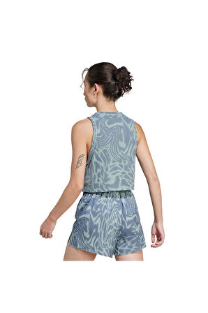 adidas Kadın  Yeşil  Atlet WE MIN AOP TANK JE6155