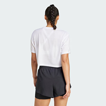 adidas WE MIN TEE Beyaz Kadın Sporcu Tişört JC9556