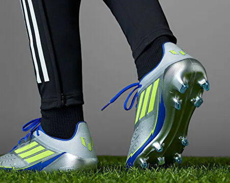 Adidas F50 Elite Fg Messi Erkek Çim Zemin Kramponu IH0915 Gri