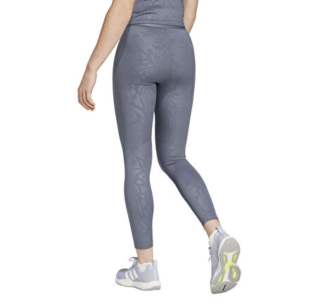 JE3645-K adidas Tf Prınt 7-8 L Kadın Tayt Mavi