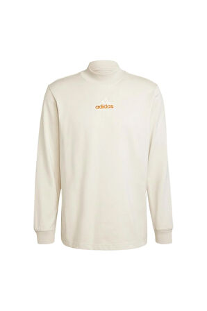 adidas Erkek  Bej  Sweatshirt LS MOCK NECK Q1 JD5402