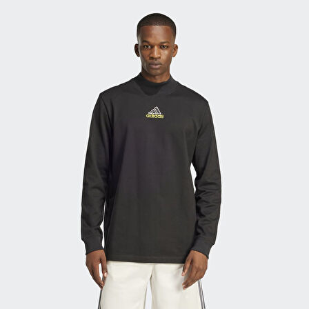 adidas JD5401 LS MOCK NECK Q1 Erkek T-Shirt