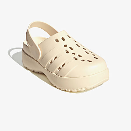 adidas Adilette Clog Platform Kadın Krem Terlik