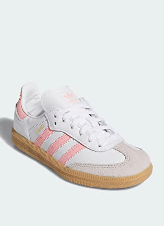 adidas Beyaz - Pembe Kız Çocuk Yürüyüş Ayakkabısı JP5484-SAMBA OG C