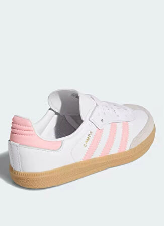 adidas Beyaz - Pembe Kız Çocuk Yürüyüş Ayakkabısı JP5484-SAMBA OG C