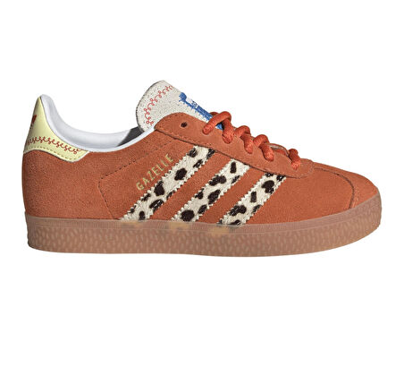 JI0074-C adidas Gazelle C &amp;Ccedil;ocuk Spor Ayakkabı Kahve