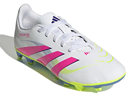 adidas  Predator Club Fg/Mg J Çocuk Çim Zemin Kramponu ID3810 Beyaz