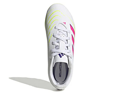adidas  Predator Club Fg/Mg J Çocuk Çim Zemin Kramponu ID3810 Beyaz