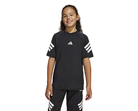 Adidas J Spr Tee Genç Günlük Tişört JD0119 Siyah