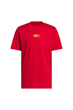 adidas Erkek  Kırmızı  T-shirt SUM NOVELTY T 1 JI7106