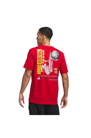 adidas Erkek  Kırmızı  T-shirt SUM NOVELTY T 1 JI7106