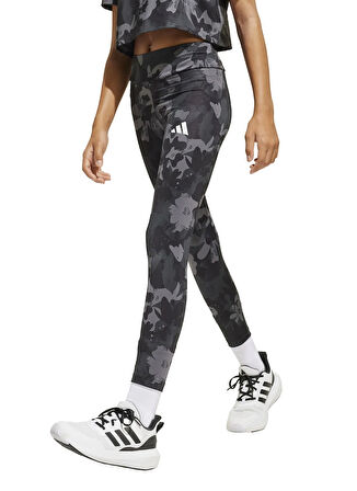 adidas Siyah - Gri Kız Çocuk Tayt JJ5054-JG TR-ES FL LE