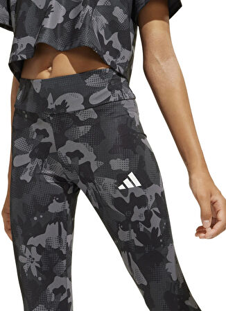 adidas Siyah - Gri Kız Çocuk Tayt JJ5054-JG TR-ES FL LE