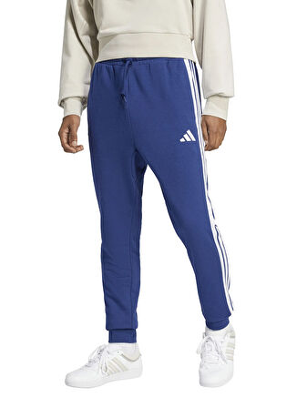 adidas JD1878 M 3S FT TC PT Lacivert Lastikli Bel Regular Fit Düz Erkek Eşofman Altı