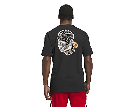 adidas Sum Photo T Erkek Basketbol Tişörtü JI7121 Siyah