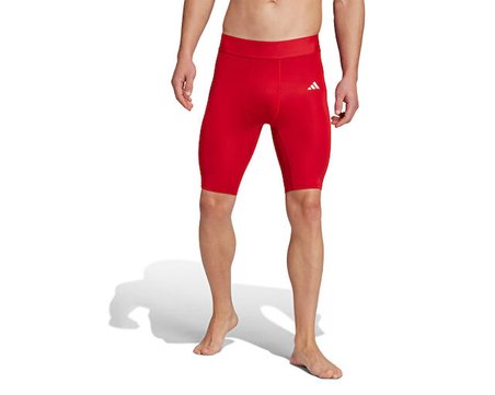 Adidas TECHFIT SHRT TIGHT M Erkek Antrenman Kısa Tayt JP1464 Kırmızı