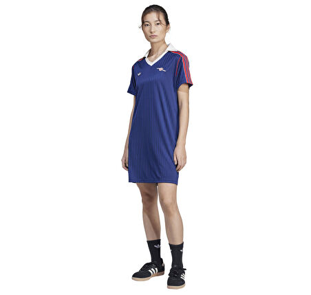 JF0565-E adidas Arsenal Icon Dress Kadın Elbise - Etek Lacivert