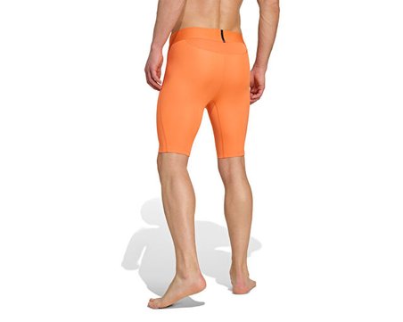 Adidas TECHFIT SHRT TIGHT M Erkek Antrenman Kısa Tayt JM0651 Turuncu
