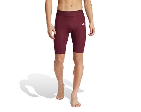 Adidas TECHFIT SHRT TIGHT M Erkek Antrenman Kısa Tayt JM0646 Kırmızı