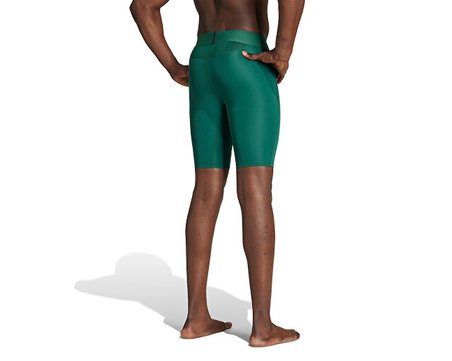 Adidas TECHFIT SHRT TIGHT M Erkek Antrenman Kısa Tayt JL8287 Yeşil