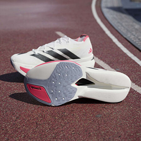 Adizero Prime X3 Strung Erkek Beyaz Koşu Ayakkabısı JR2597