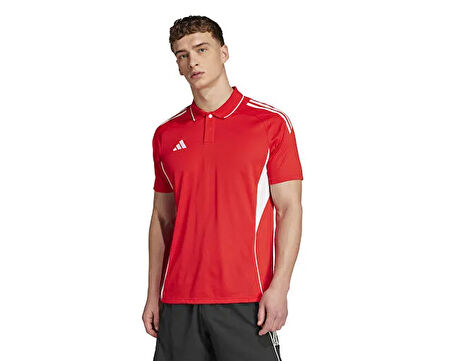 adidas Tiro25C Erkek Futbol Polo Yaka Tişört JY1802 Kırmızı
