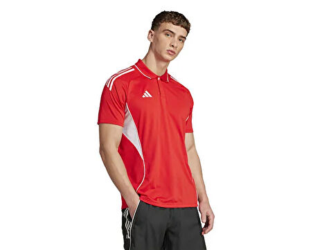 adidas Tiro25C Erkek Futbol Polo Yaka Tişört JY1802 Kırmızı