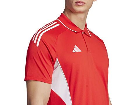 adidas Tiro25C Erkek Futbol Polo Yaka Tişört JY1802 Kırmızı