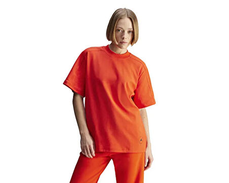 Adidas Asmc Logo Tee Kadın Günlük Tişört JN0227 Renkli