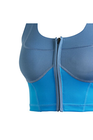 adidas Kadın Mavi  Sporcu Sütyeni aSMC TT ZIP C JP3171