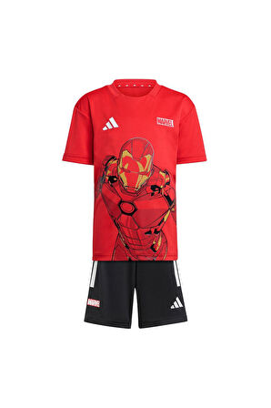 adidas Çocuk  Kırmızı  BEBEK ESOFMAN TAKIMI LK MRVL IM TSET JF3656