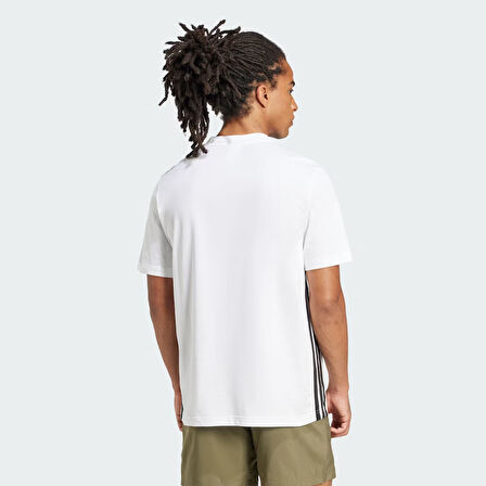 adidas M 3S SJ T Beyaz Erkek Sporcu Tişört JE6388