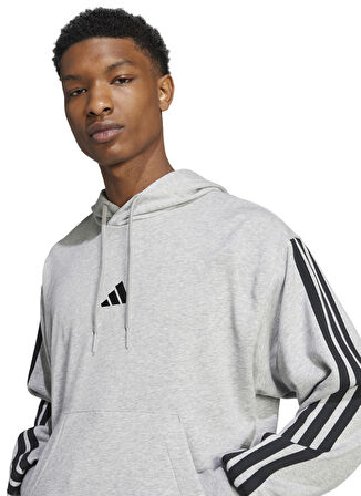 JD1871 M 3S FT HD Gri Kapüşon Yaka Regular Fit Sweatshirt