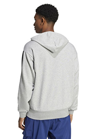 JD1871 M 3S FT HD Gri Kapüşon Yaka Regular Fit Sweatshirt