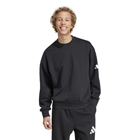Adidas Erkek Günlük Sweatshirt M Swt Fl Jf3542